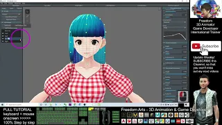 Vroid Studio - How to create New Hairstyle full tutorial (100% step-by-step)