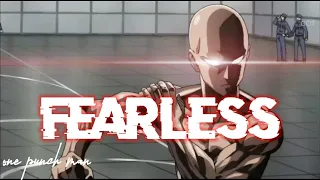 Saitama & Genos Hero Test, one punch man AMV  Fearless 🔥🔥🔥