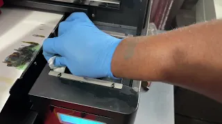 ZZ2F UV DTF Monthly Maintenance Series - Part 1  Cleaning the UV Ink Station