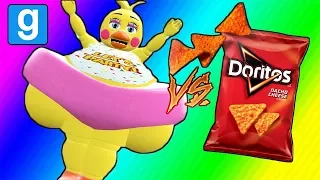 VanossGaming Gmod: Five Minutes at Freddy's vs Doritos (Garry's Mod Sandbox Funny Moments)