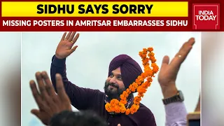 Missing Posters In Amritsar Embarrasses Sidhu, PCC Chief Apologises For Being Missing MLA