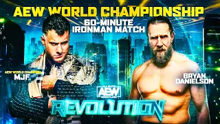 MJF vs Bryan Danielson (AEW ¨Iron Man Match¨ Revolution 2023) Highlights