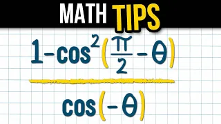 4 TIPS For Simplifying Trig Identities