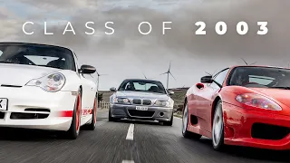 Class of 2003 MEGA TEST | 996 GT3 RS vs 360 Challenge Stradale vs M3 CSL | Supercar Driver | 4K