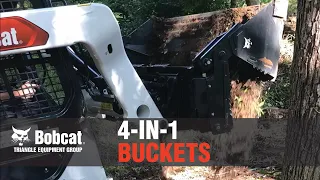 How you can use Bobcat 4-in-1 buckets