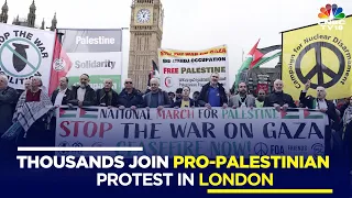 Pro-Palestinian Protest in London Sees Thousands Call for Bombing to Stop | Israel Hamas War | IN18V