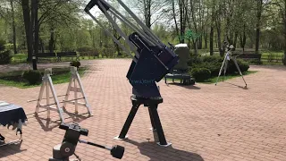 Самодельный телескоп ”TWILIGHT-2” на 22-ом АстроФесте 2021г.