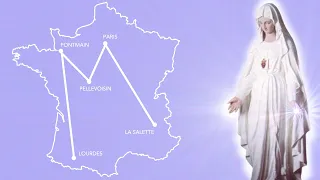 Le M de Marie sur le France et les  Apparitions Mariales de Pellevoisin