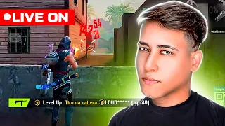 💙 LEVEL UP AO VIVO 💙 A MELHOR SENSI DESAFIANTE RANQUEADA ALEATÓRIOS E SOLO !! FREE FIRE MOBILE 💙