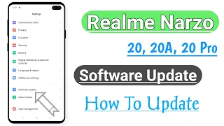 Realme Narzo 20, 20a, 20 Pro How To Update Software / Software Update Trick And Trial Version Check