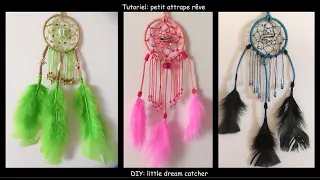 Tutoriel: petit attrape rêve (DIY: little dreamcatcher)