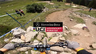 WORLD CUP DHI - LENZERHEIDE (fresh new track) - COURSE PREVIEW