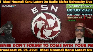 University Of Radio Biafra Mazi Nnamdi Kanu Live Broadcast 05-05-2021