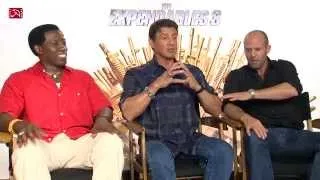 Interview Wesley Snipes Sylvester Stallone Jason Statham THE EXPENDABLES 3