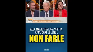 Ai magistrati non spetta legiferare, e neppure disapplicare legge, questo è compito del Parlamento