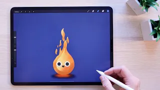 Fire🔥 Animation on Procreate | iPad Pro