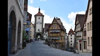 4k Germany's best medieval town - Rothenburg ob der Tauber