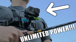 BEST GoPro fishing setup for UNLIMITED battery!