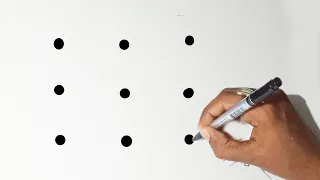 Kaaba Drawing Tutorial | How To Draw An Kaaba With 3×3 Dots Easy | কাবা শরীফ আর্ট | Art Video