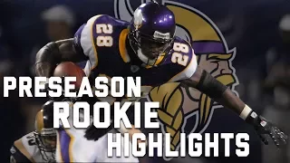Adrian Peterson's Rookie 2007  Preseason Highlights | NFL