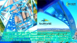 Electric Eel, On-Ride & Entrance to Exit Queue POV 4K "60fps" Roller Coaster SeaWorld San Diego 2022