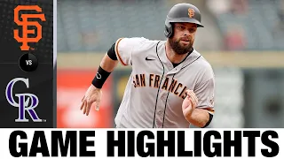 Giants vs. Rockies Full Game 1 Highlights (5/4/21) | MLB Highlights