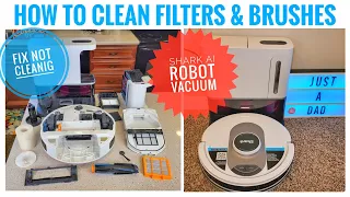 How To Fix / Clean Filters Shark AI Robot Vacuum     How To Remove & Replace Filters & Brushes