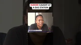 Murder caught on camera at a gas station 🫣 #Shorts