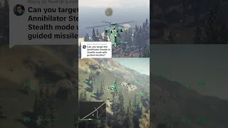 Guided missiles vs Annihilator Stealth GTA5 Online