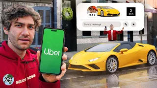 I Surprised Uber Riders With a Lamborghini