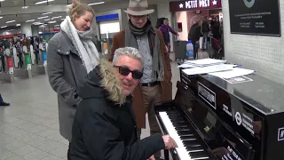 Pranking Music Tourists At The Station Piano