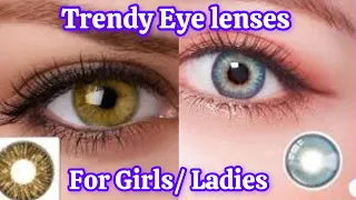 Attractive Eye Lens Types and Colours | Different Styles lenses|Coloured Eye lens #eyelenses#eyelens