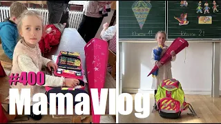 Terezka poprvé ve škole 🎉13.09.2022 | MamaVlog#400 | Máma v Německu