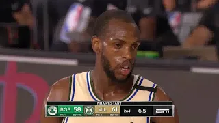 Khris Middleton Full Play vs Boston Celtics | 07/31/20 | Smart Highlights