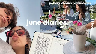 JUNE DIARIES | Sunset dates, pottery sessions & dreamy picnics 💐🧺