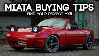 10 Tips For Buying YOUR Perfect Miata | Mazda MX5 Miata Buying Advice [NA and NB]