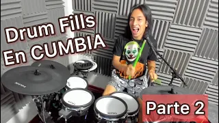 Redobles en CUMBIA en la Bateria basicos Parte 2 - Ricardo Caldas