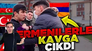 ITALIAN REACTION TO 🇹🇷 🇦🇿  AZERBAYCANI SORARKEN ERMENİLERLE KAVGA ÇIKTI! -Fariz