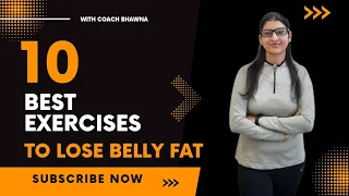 Belly Fat Workout #TenBellyFatExercises at home #EasyBellyFatBurner Exercises