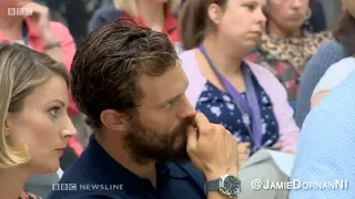 Jamie Dornan BBC NI Interview at the launch of NI PanC in Belfast 1.08.18