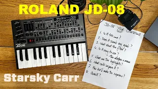 JD-08 Roland's little box of fun // YOUR QUESTIONS // demo + review