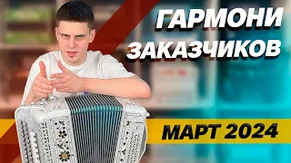 НЕ ЗАКАЗЫВАЙ ГАРМОНЬ, ПОКА НЕ ПОСМОТРИШЬ ЭТО ВИДЕО /// Гармони заказчиков // март 2024 года