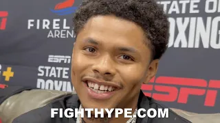 SHAKUR STEVENSON RESPONDS TO GERVONTA DAVIS "GLASS SHIELD" PREDICTION ON SPENCE VS. CRAWFORD