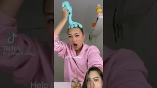 How To Remove Slime From Your HAIR *Step By Step Tutorial* 😱🧑🏻‍🦲 #shorts