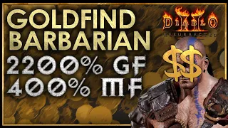 [Build Showcase] GOLDFIND BARBARIAN - FEED YOUR DIABLO GAMBLING ADDICTION