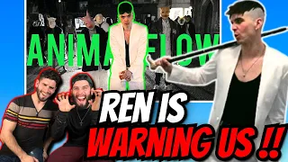 Ren Animal Flow FIRST TIME REACTION !!! Twin Rappers React | Ren NEVER DISAPPOINTS !!