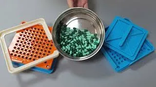 How to use a manual 100 hole pill/capsule filling machine