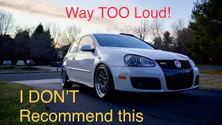 I Straight Piped My MKV GTI | WAY TOO LOUD!