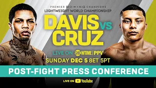Gervonta Davis vs Isaac Cruz POST-FIGHT PRESS CONFERENCE | Watch Live