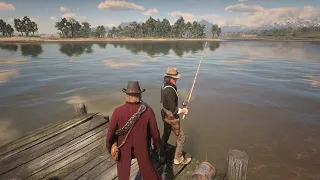 RDR2 - What if Arthur pushes John into the water at the camp?